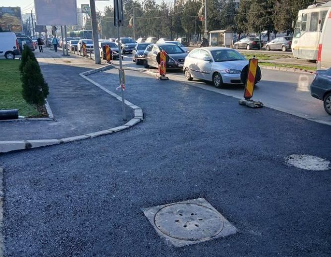Intervențiile de pe Calea Rahovei, în zona intersecției cu Strada Zaharia Carcalechi